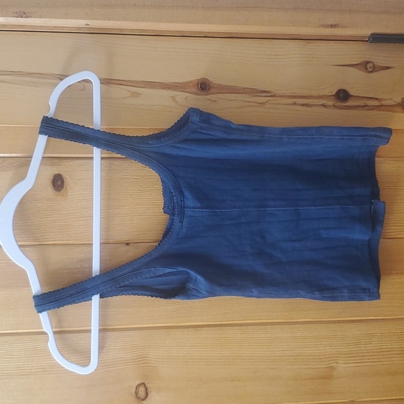 Free People sz medium navy tank top - Picture 5 of 6